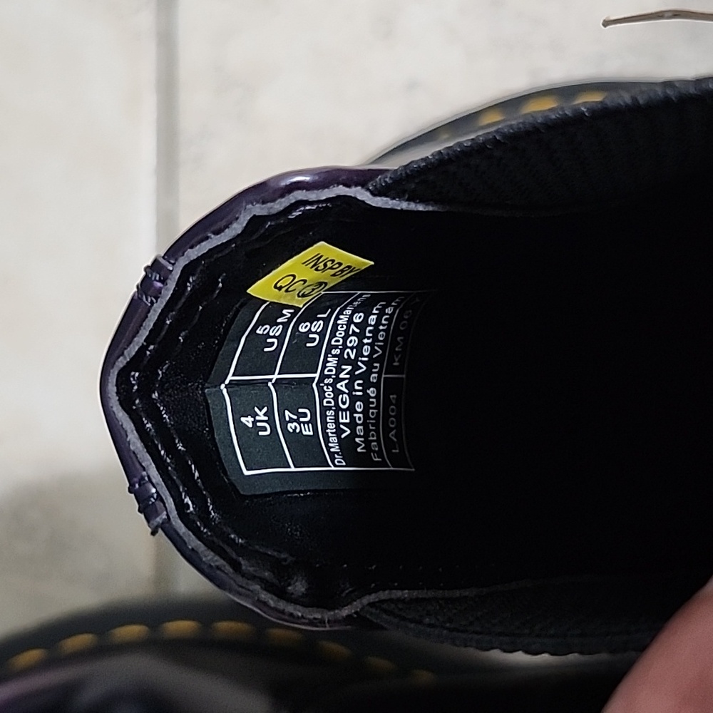 Dr. Martens Purple Ankle Boots - Picture 8 of 9